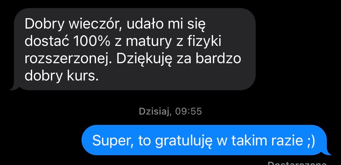 Wiadomość od kursanta — zrzut ekranu 11