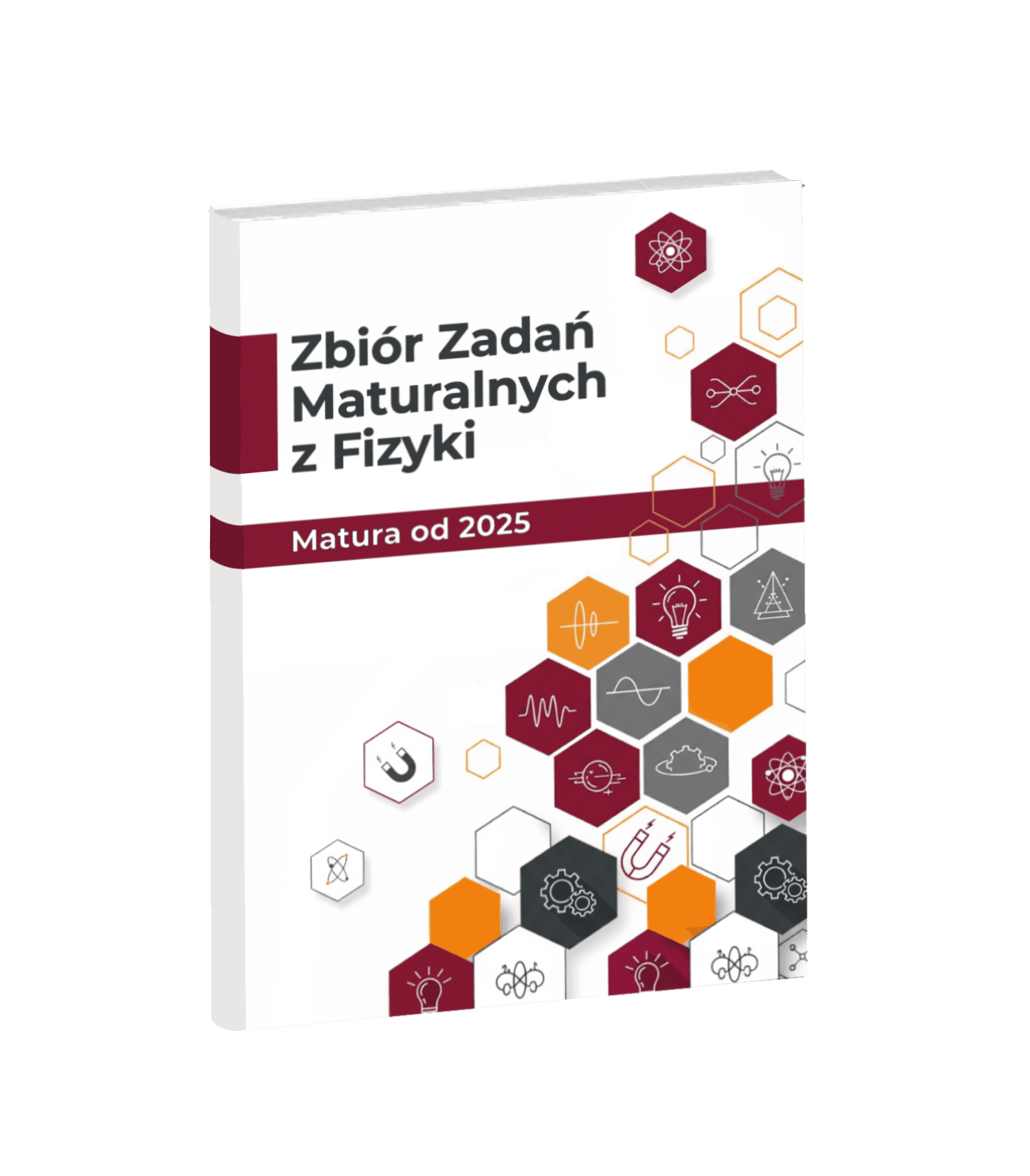 Okładka autorskiego Zbioru Zadań Maturalnych z Fizyki